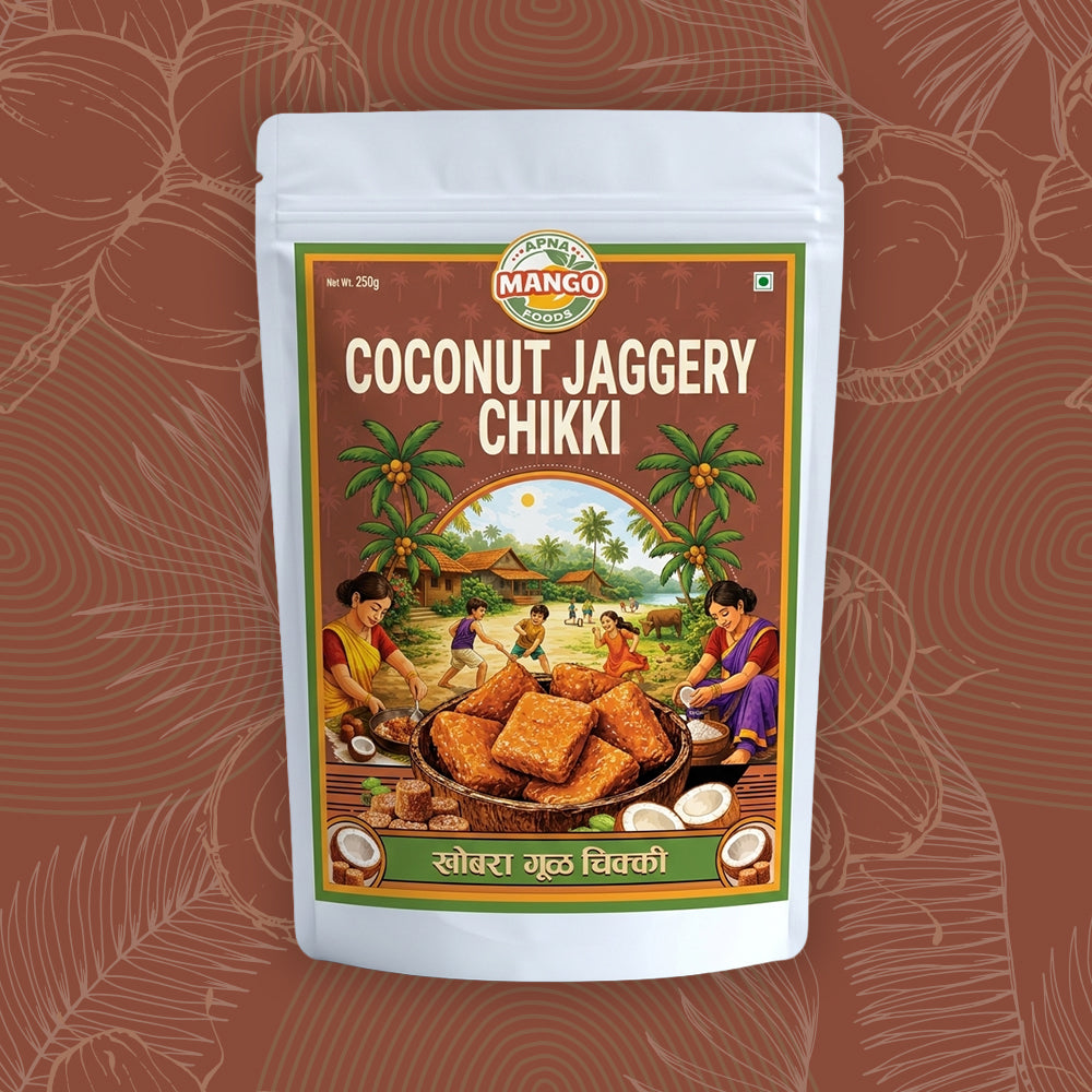 Coconut Jaggery Chikki